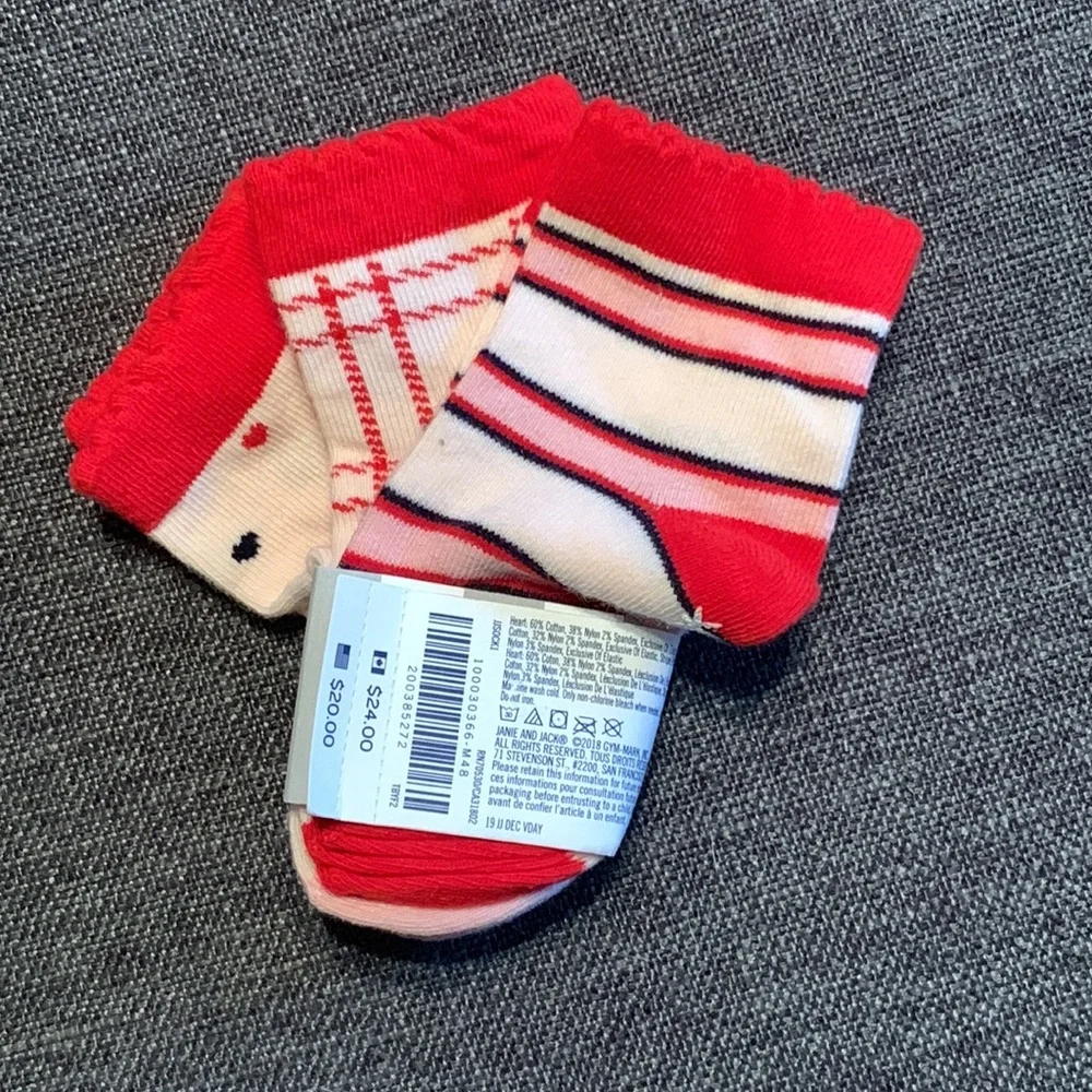 Janie and Jack Baby Girl Socks 3 Pack